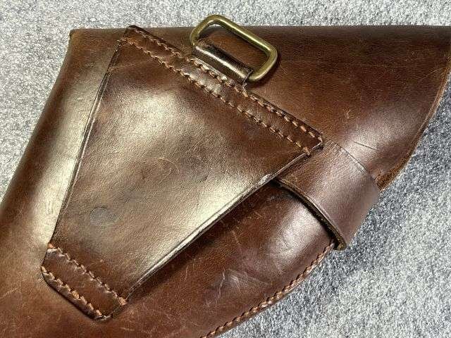 90) Excellent Original WW1 WW2 British Army Officers Sam Brown Set Pistol Holster — image 3