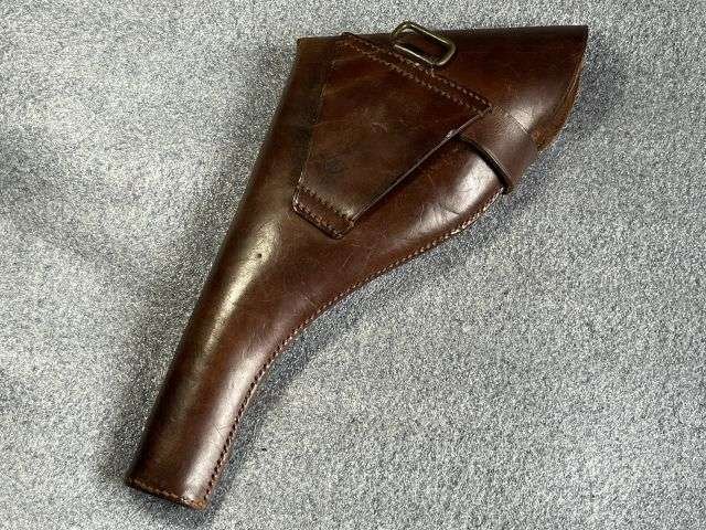 90) Excellent Original WW1 WW2 British Army Officers Sam Brown Set Pistol Holster — image 4