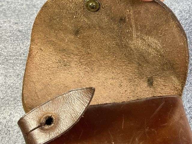 90) Excellent Original WW1 WW2 British Army Officers Sam Brown Set Pistol Holster — image 5