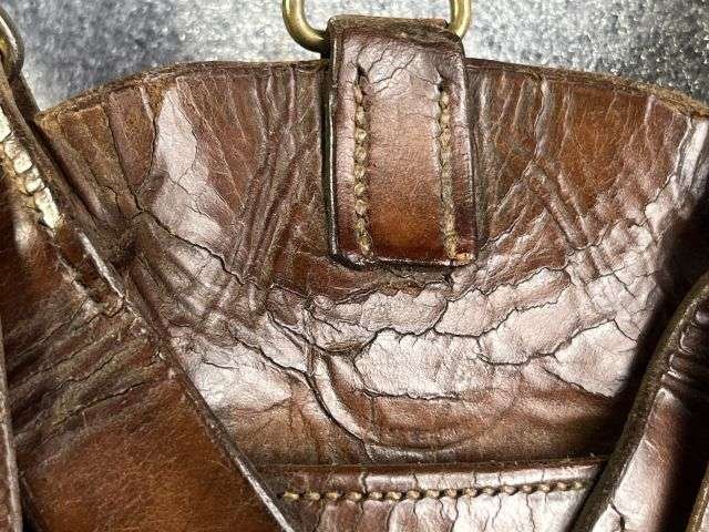 91) Lovely Original Heavy-Duty Victorian Military Leather Sword Frog — image 4