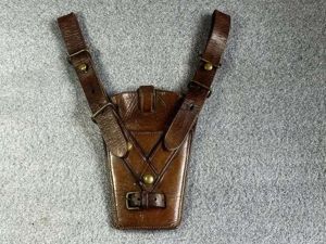 91) Lovely Original Heavy-Duty Victorian Military Leather Sword Frog