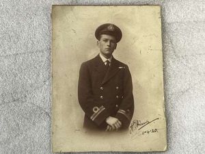 62) Interesting Original Portrait Photograph of A WW1 Royal Navy …