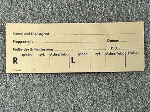 42) Excellent Original Unissued WW2 German Army Masken-Brille Spectacles For …