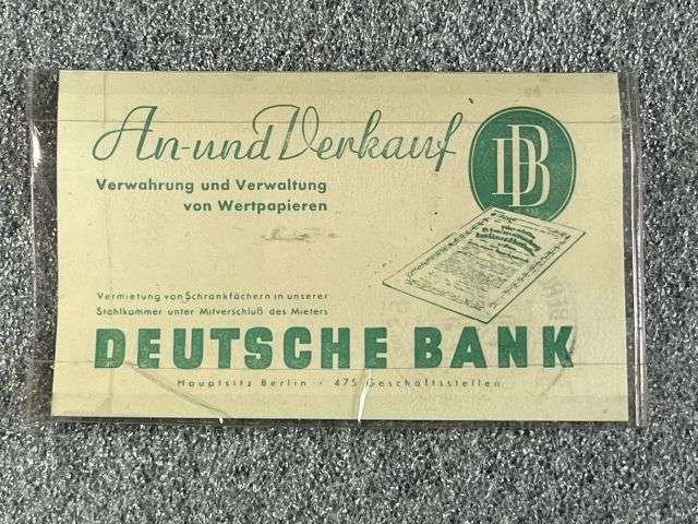 75) Good Clean Original Third Reich International Automobile & Motorcycle Exhibition 1939 Stamp & Card — image 2