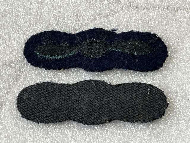 45) Excellent Original WW2 Royal Australian Air Force Leading Aircraftsman Cloth Propeller Rank Badges — image 2