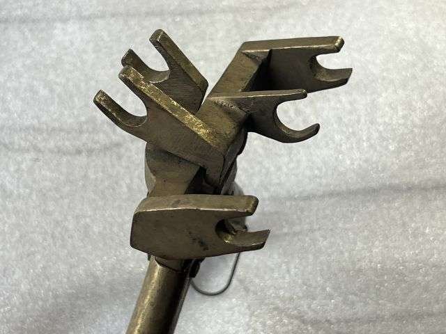 58) Good Original WW2 AM Marked Solid Brass RAF Aircraft Gun Ammo Belt Reloading Tool — image 2