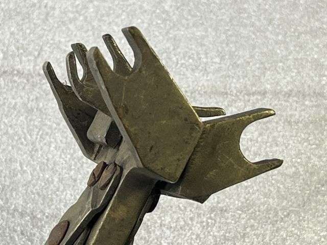 58) Good Original WW2 AM Marked Solid Brass RAF Aircraft Gun Ammo Belt Reloading Tool — image 6
