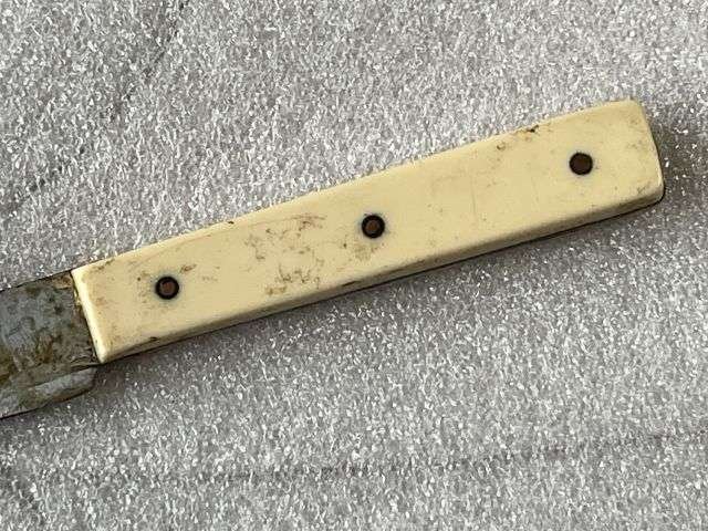 59) Original Mint Unissued WW2 British Military Issue Cutlery Knife Clearly Dated 194? — image 3