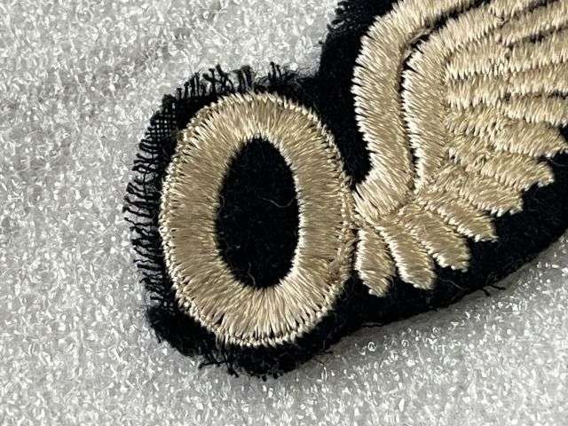 26) Good Original WW1 WW2 Uniform Removed RAF, RCAF etc Observers Brevet — image 3