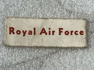 36) Very Nice Unidentified Original WW2 Royal Air Force Cloth …
