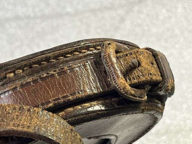 12) Excellent Early Original High Quality Clinometer & Correct Leather Storage Case. Short & Mason 1903 — image 11