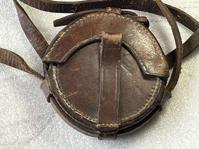 12) Excellent Early Original High Quality Clinometer & Correct Leather Storage Case. Short & Mason 1903 — image 12