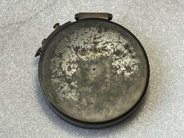 12) Excellent Early Original High Quality Clinometer & Correct Leather Storage Case. Short & Mason 1903 — image 3