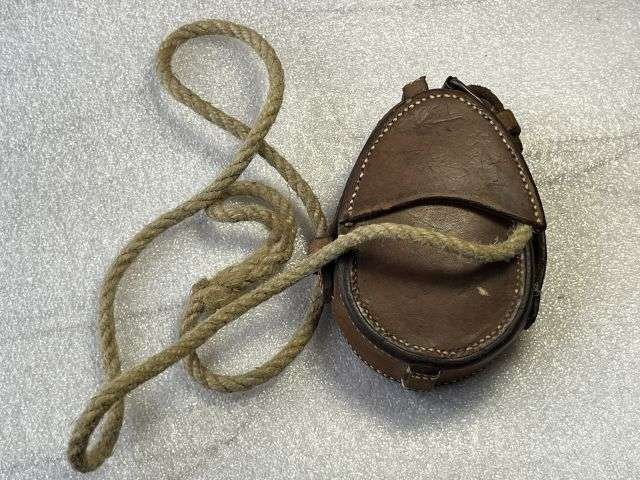 14) Nice Original WW1 British Officers Verner's Pattern VIII Compass Dated 1918 & Leather Case Dated 1918 — image 15