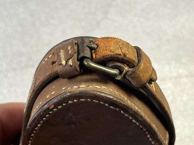 14) Nice Original WW1 British Officers Verner's Pattern VIII Compass Dated 1918 & Leather Case Dated 1918 — image 18