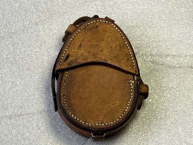 14) Nice Original WW1 British Officers Verner's Pattern VIII Compass Dated 1918 & Leather Case Dated 1918 — image 21