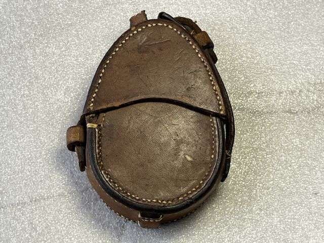 14) Nice Original WW1 British Officers Verner's Pattern VIII Compass Dated 1918 & Leather Case Dated 1918 — image 22