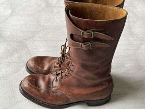 18) Excellent Original WW2 British Army Officers Issue High Leg …