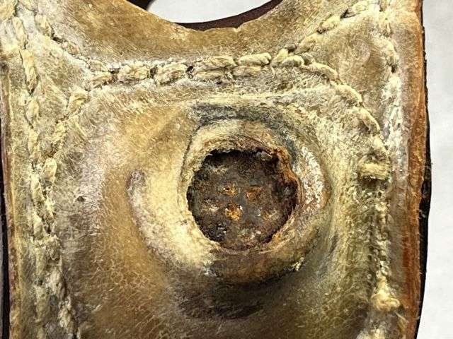 20) Excellent Original WW2 Royal Navy Sail makers Palm Protector Dated 1944 — image 6