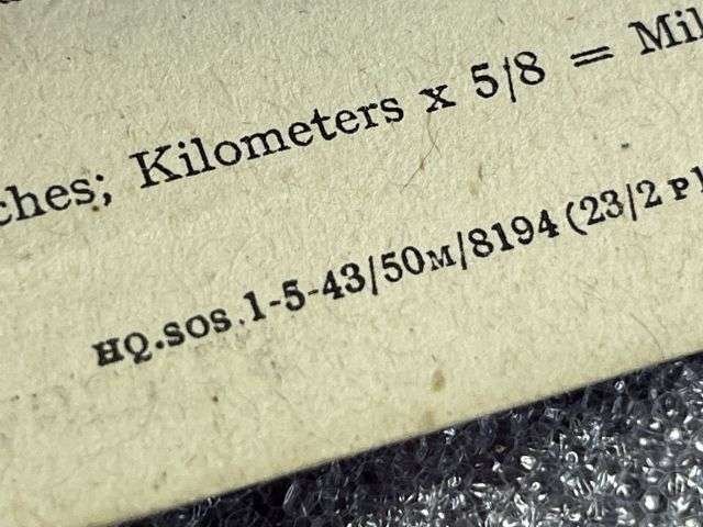 90) Good Original WW2 US Army War Department Technical Manual Italian Phrase Book 1943 TM 30-249 — image 3