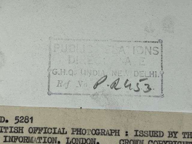 104) Interesting Original Early Post WW2 Official Photograph Of Field Marshal Sir Claude Auchinleck 1947 — image 3