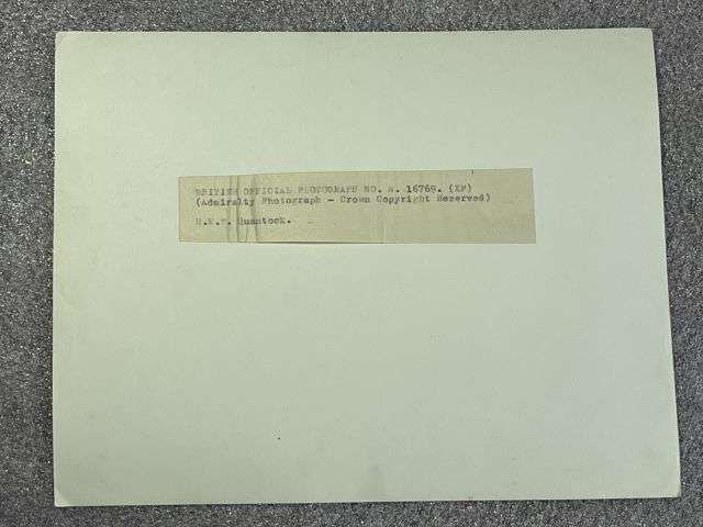 108) Interesting Original WW2 Official Photograph Of HMS Quantock — image 3