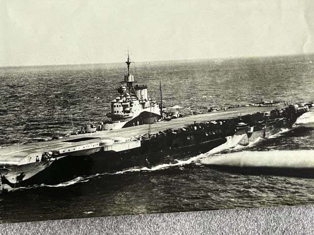 109) Interesting Original WW2 Official Photograph Of HMS Formidable. — image 4