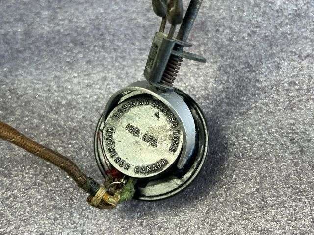 71) Excellent Original Vintage Wireless Set Head Set By Dominion Electro Home Ind Ltd Kitchener, Canada — image 3