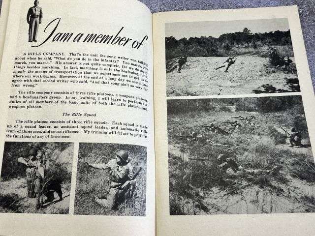 73) Excellent Original WW2 US Army IRTC Manual I Am A Doughboy — image 14