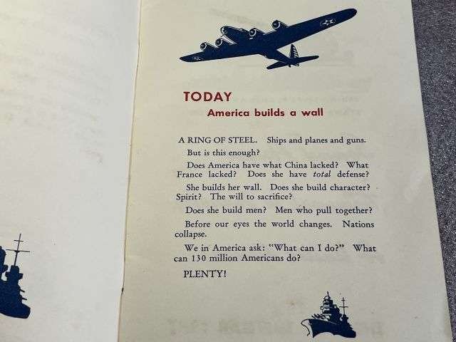 75) Excellent Original WW2 US Patriotic Pamphlet You Can Defend America 1941 — image 12