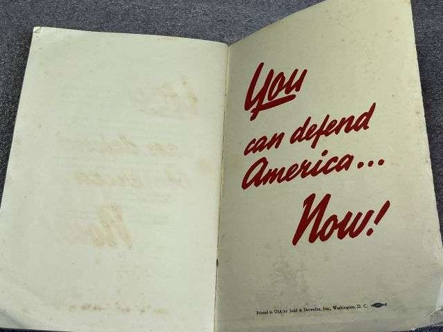 75) Excellent Original WW2 US Patriotic Pamphlet You Can Defend America 1941 — image 6