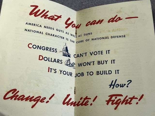 75) Excellent Original WW2 US Patriotic Pamphlet You Can Defend America 1941 — image 8