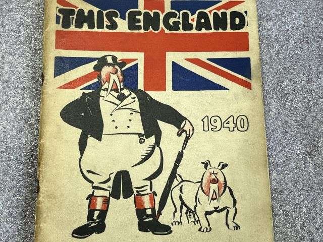76) Good Original WW2 British Patriotic Pamphlet This England 1940. Illustrated By Low. — image 14
