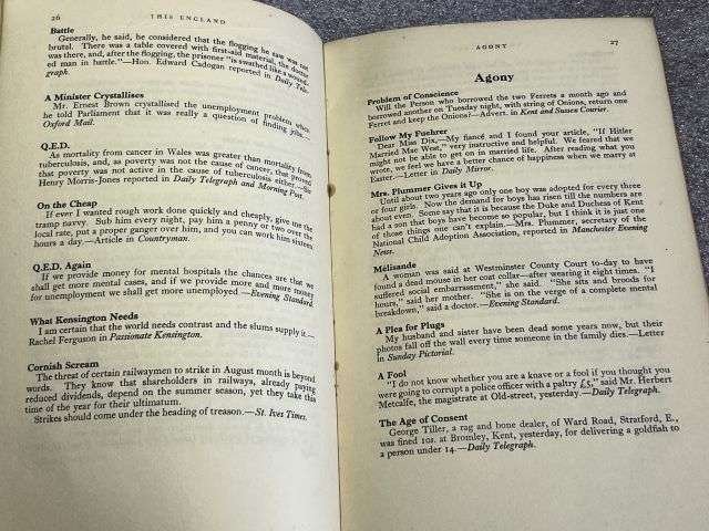 76) Good Original WW2 British Patriotic Pamphlet This England 1940. Illustrated By Low. — image 7