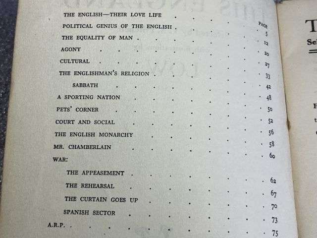 76) Good Original WW2 British Patriotic Pamphlet This England 1940. Illustrated By Low. — image 8