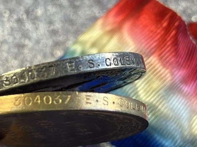 86) Excellent WW1 British Full Size Medal Sets To 3 Brothers. Royal Navy, Hampshire Regiment & Royal Engineers — image 24