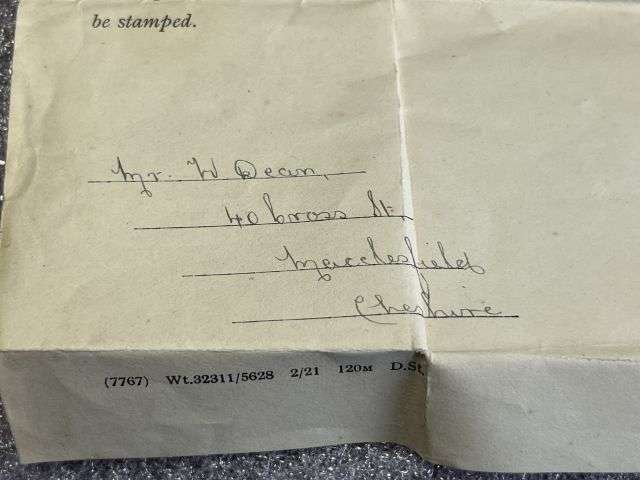 89) Excellent Original Uncleaned WW1 Medal Pair 105966 2.A.M. W.Dean R.A.F. With Certificate & Boxes of Issue — image 13