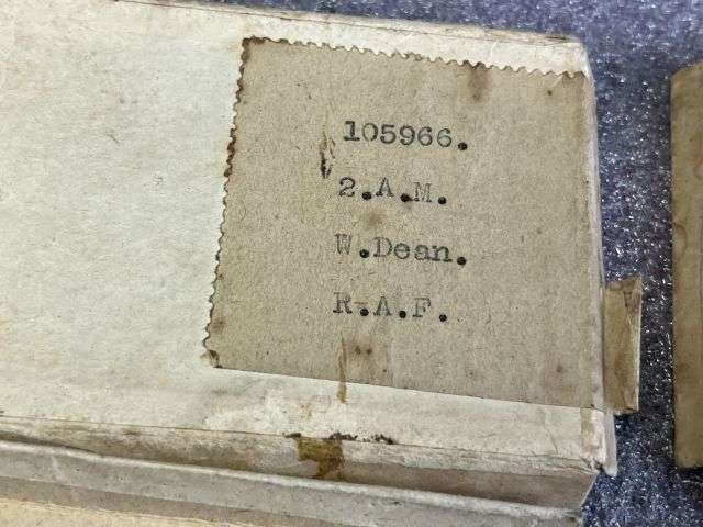 89) Excellent Original Uncleaned WW1 Medal Pair 105966 2.A.M. W.Dean R.A.F. With Certificate & Boxes of Issue — image 17