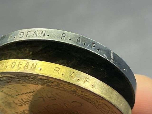 89) Excellent Original Uncleaned WW1 Medal Pair 105966 2.A.M. W.Dean R.A.F. With Certificate & Boxes of Issue — image 5