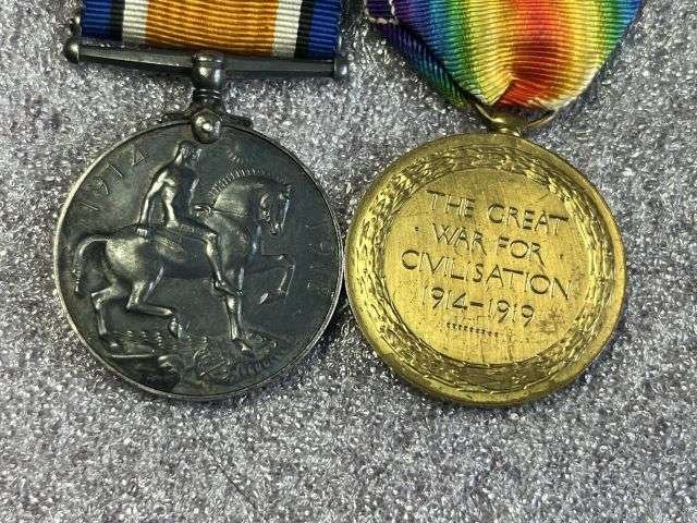 89) Excellent Original Uncleaned WW1 Medal Pair 105966 2.A.M. W.Dean R.A.F. With Certificate & Boxes of Issue — image 9