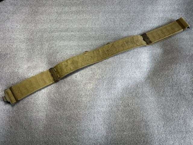 91) Good Original Slightly Used 1937 Pattern Webbing Waist Belt D&M Ltd 1951 — image 5