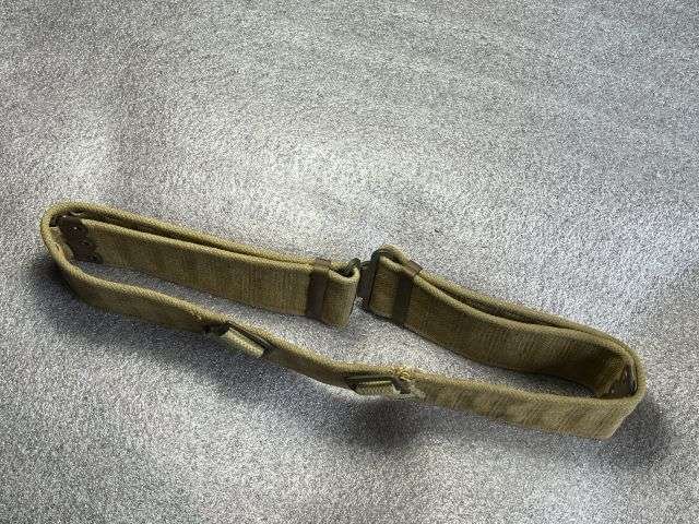91) Good Original Slightly Used 1937 Pattern Webbing Waist Belt D&M Ltd 1951 — image 7