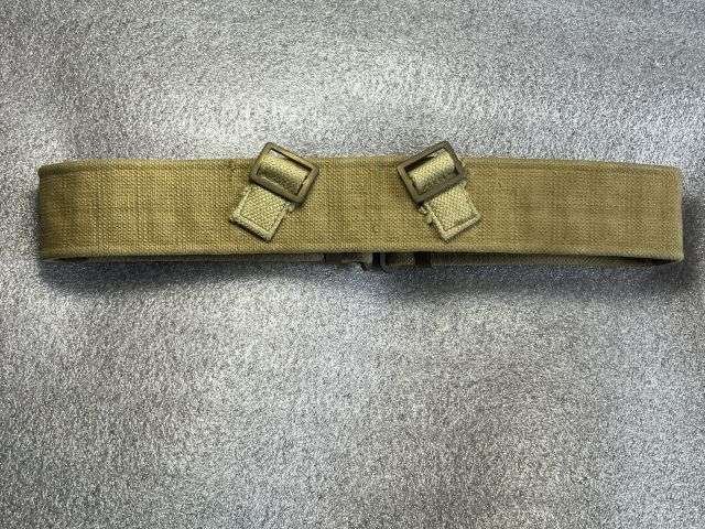 91) Good Original Slightly Used 1937 Pattern Webbing Waist Belt D&M Ltd 1951 — image 8
