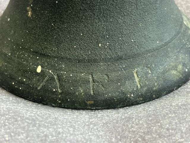 56) Excellent Original WW2 Home Front ARP Issue All Clear Gas Alarm Bell In Dirty As Found Condition — image 6