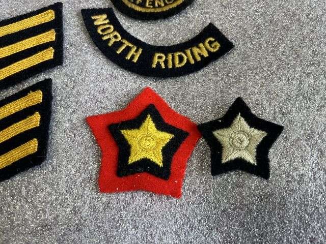 65) Interesting Original Post WW2 Civil Defence Corps Badges, Insignia, Certificate & Letters Of Disbandment North Riding of Yorkshire — image 3