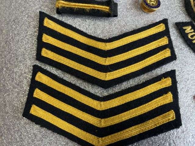 65) Interesting Original Post WW2 Civil Defence Corps Badges, Insignia, Certificate & Letters Of Disbandment North Riding of Yorkshire — image 5