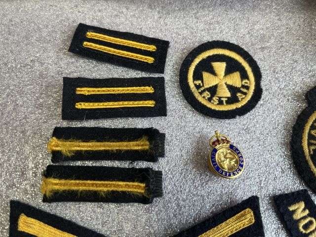 65) Interesting Original Post WW2 Civil Defence Corps Badges, Insignia, Certificate & Letters Of Disbandment North Riding of Yorkshire — image 6