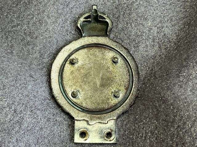 66) Excellent Original WW2 RAF Officers Enamelled Car Mascot Badge — image 2