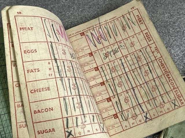 34) Interesting Pair of WW2 Child Ration Books 1944-45 , 1945-45 To G.S.Walker 10 Witheridge Pl, Hele, Nr Ilfracombe — image 13