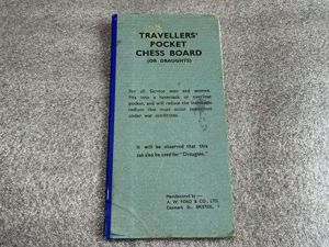 36) Interesting Original WW2 British Traveller's Pocket Chess Board For …